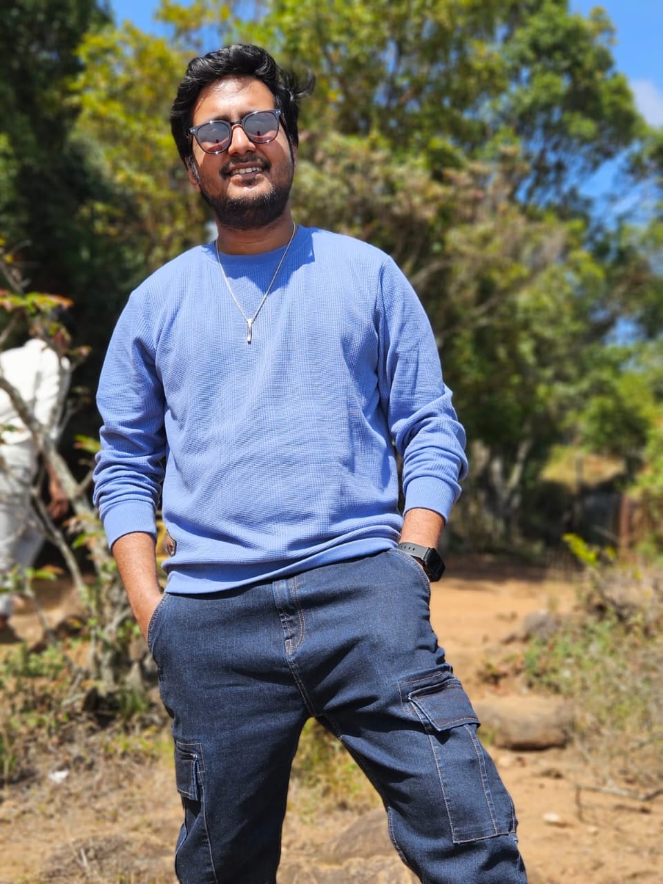 Srijan Roy Sir standing outdoors